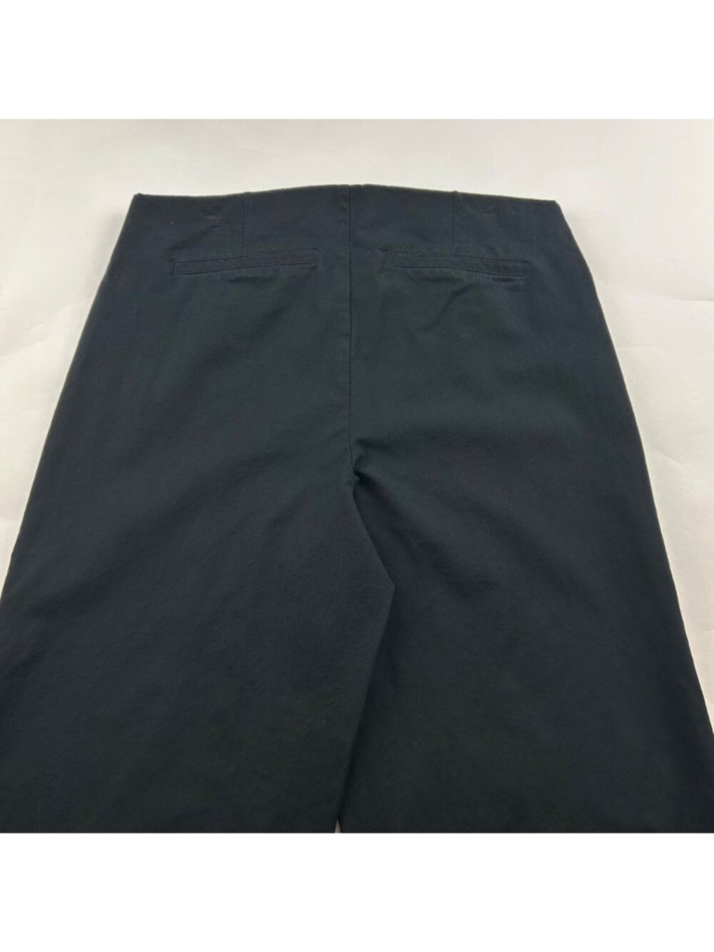 Old Navy Black Stretch Canvas High Rise Wide Leg Pixie Pant XL - Picture 8 of 8